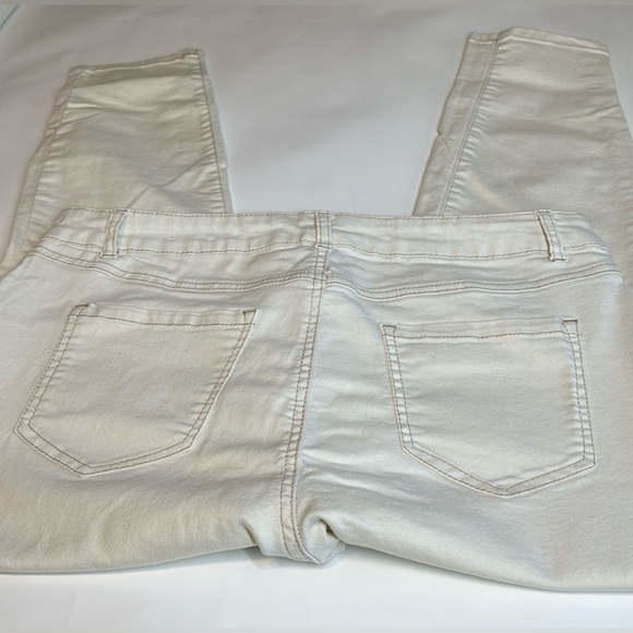 d. jeans Cream Straight Leg Jeans Soft Denim - Size 14 - Picture 3 of 3